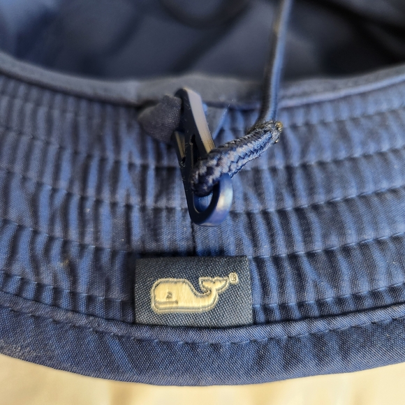 Vineyard Vines Sun Hat Boat Print Blue SM New Beachy Resort - Picture 4 of 8